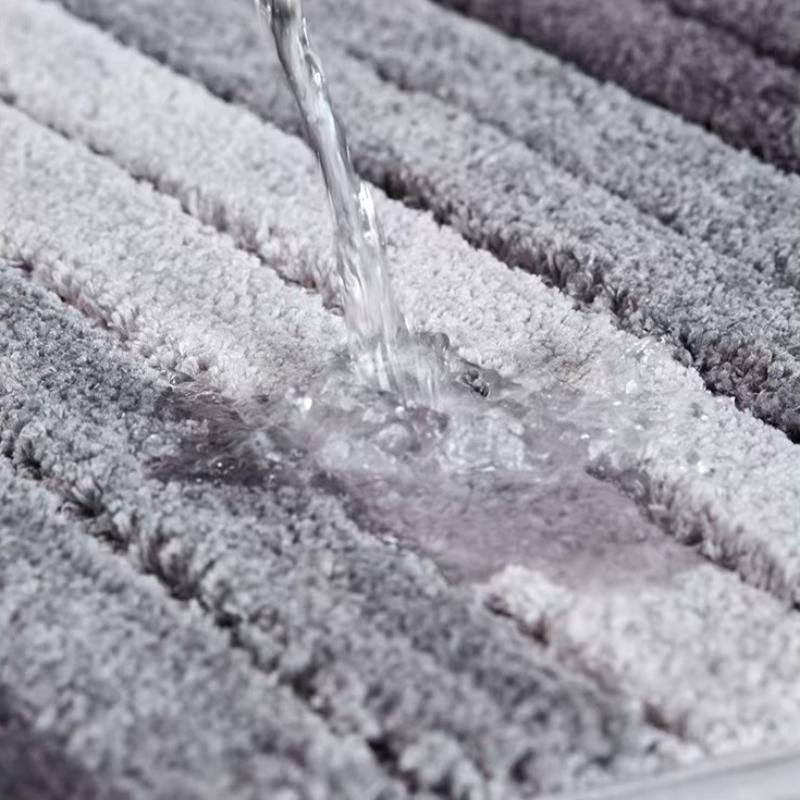 Thickened Tufted Plush Carpet, Bathroom Floor Mat, Absorbent and Non Slip Mat, Kitchen Mat, Door Mat, Bedroom Mat