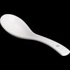 Guro Pure White Ceramic Multi-Purpose Spoons, 50-Pack