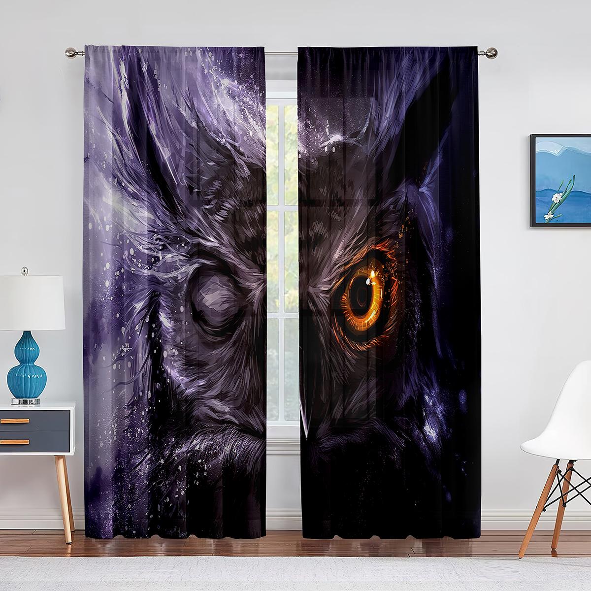 Мультяшные цветные совы — фото 9