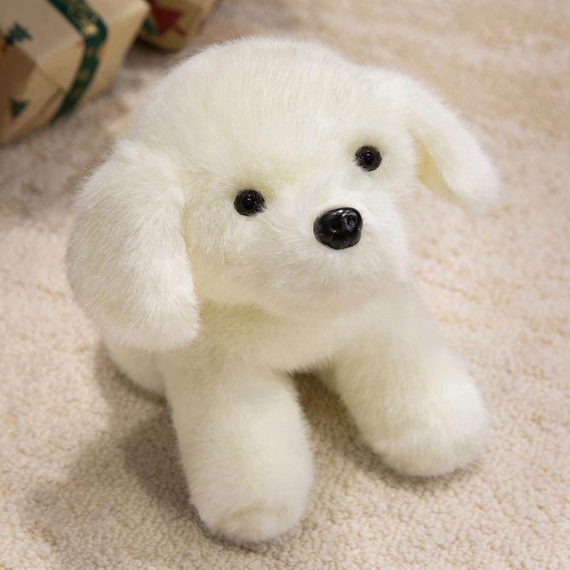 Cartoon Simulation Shiba Inu Husky Doll Plush Toy Small Black Dog Golden Retriever Doll Children'S Soothing Ragdoll