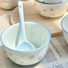ZISIZ First Snow Ceramic Bowl & Spoon Set