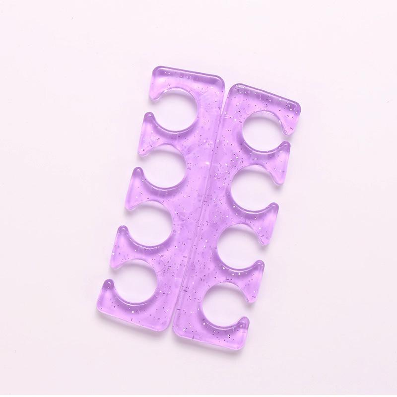 Weiche wiederverwendbare Silikon-Zehentrenner für Nagelkunst