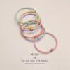 Candy Color Hair Band - Cute, High-Elastic Hair Accessory for Students In Milk Tea Shades