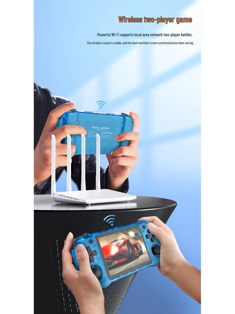 R46H Handheld 4.5\" HD IPS Retro Linux Game Console