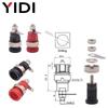 5 Pairs 10pcs Audio Sound Amplifier Speaker Binding Post Banana Plug 4mm Adapt Jack Socket Red Black Terminal Test Connector
