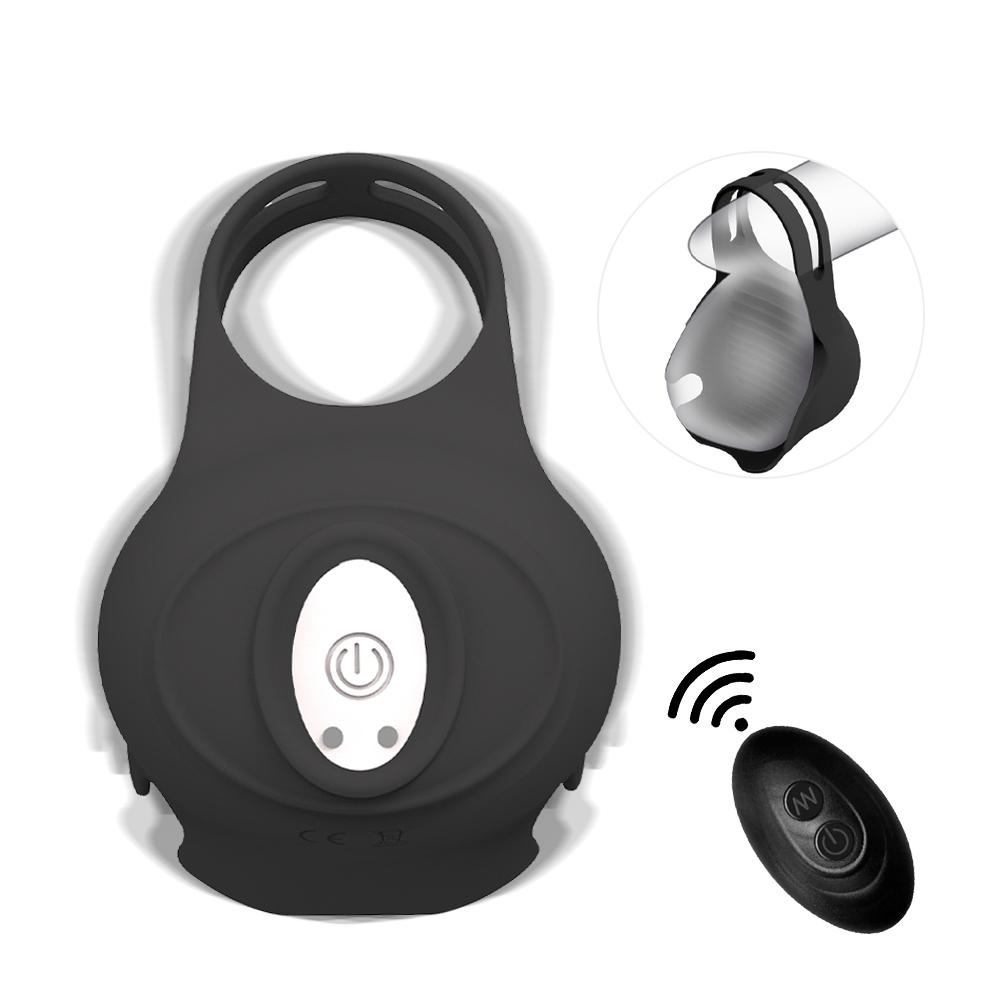 Männlicher Spermien-Verschlussring, Hodensack-Massage, Prostata-Massagegerät, Doppelring, Sexspielzeug für Männer