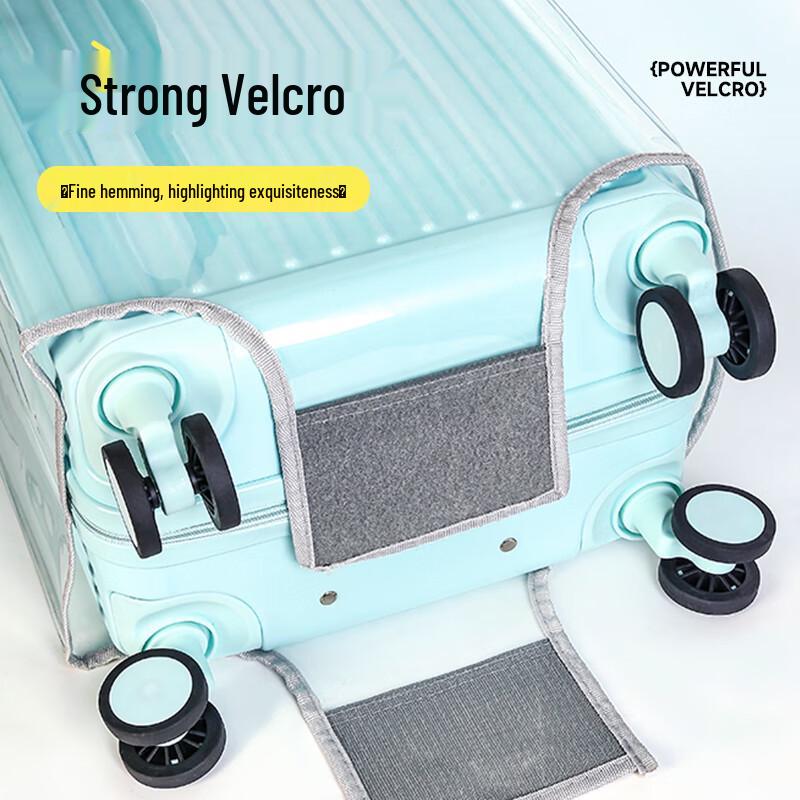 Four Thousand Miles Transparent Luggage Cover