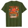 Vintage Takoyaki Japanischer Essensstand Oktopus Grafik T-Shirt Retro Anime Stil Baumwolle Locker Streetwear Lässig Unisex Tägliche Oberteile