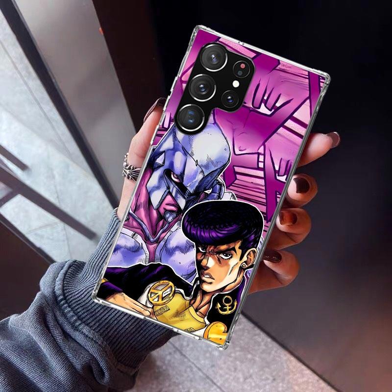 JoJo Adventure Higashikata Josuke Phone Case For Samsung Galaxy S26 S25 Edge S24 S23 Ultra S22 Plus S21 S20 FE Soft TPU Back Cov
