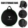 Car Charge Cable Storage Box Charging Gun Organiser Bag For Tesla Model 3 Model S ModelX ModelY Roadster SpaceX Auto Accessories