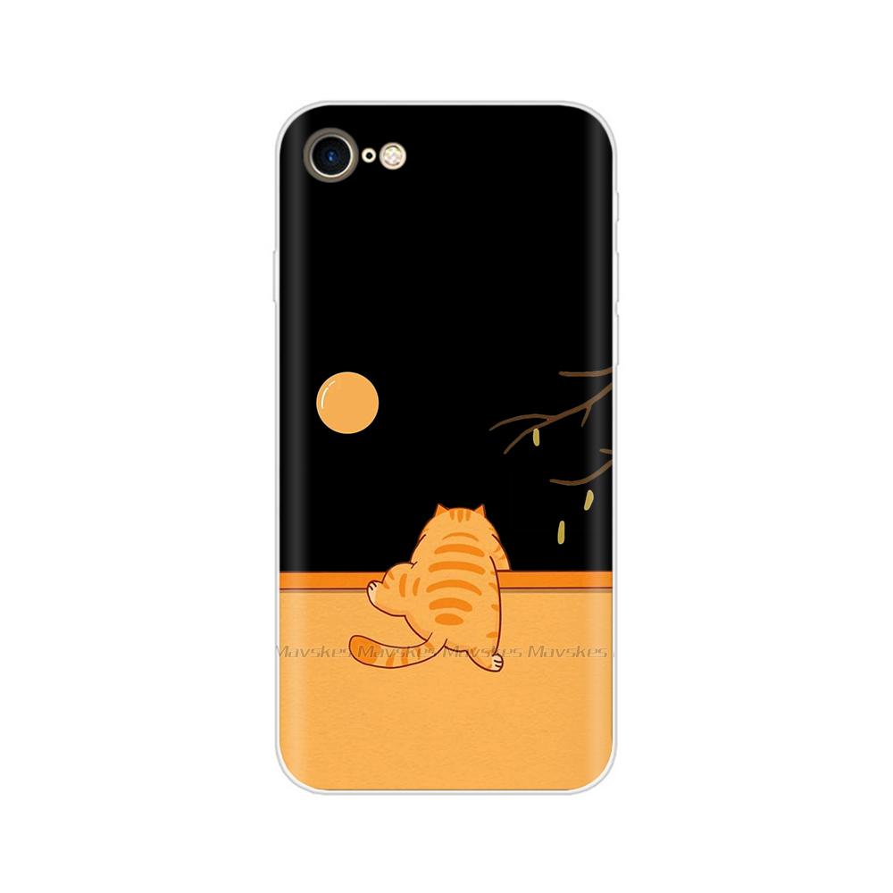 For iPhone SE 2020 Case Fashion Cartoon Soft TPU Back Cover For iPhone SE Clear Silicone Casing Protective Cases For iPhoneSE