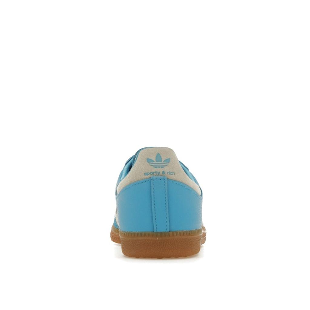 Sporty & Rich X Adidas Samba OG Blue Rush Unisex Sneakers Cream-White Gum IE6975