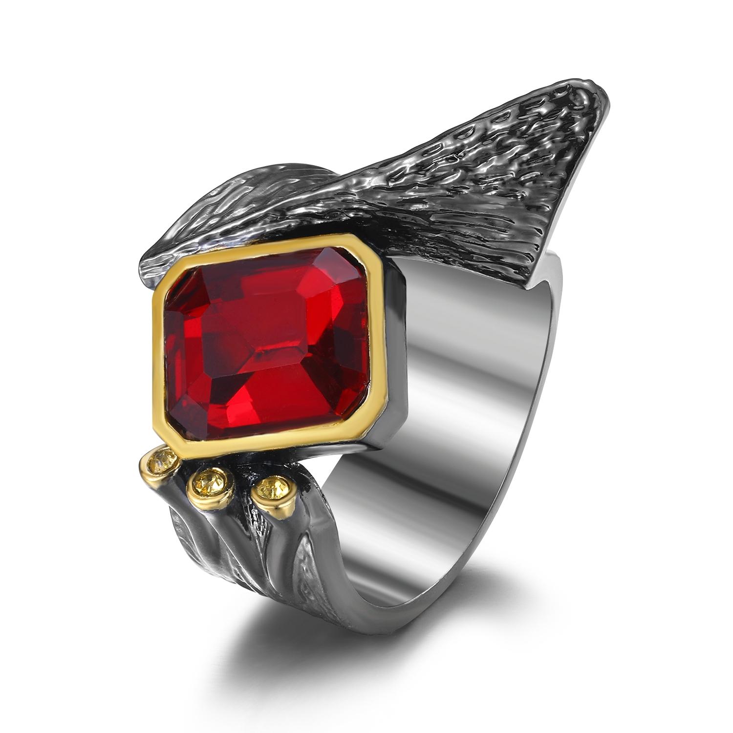 

Роскошный творческий черный цвет кольцо Элегантный вечер вечеринки Ювелирные изделия для женщин Юбилейный подарок