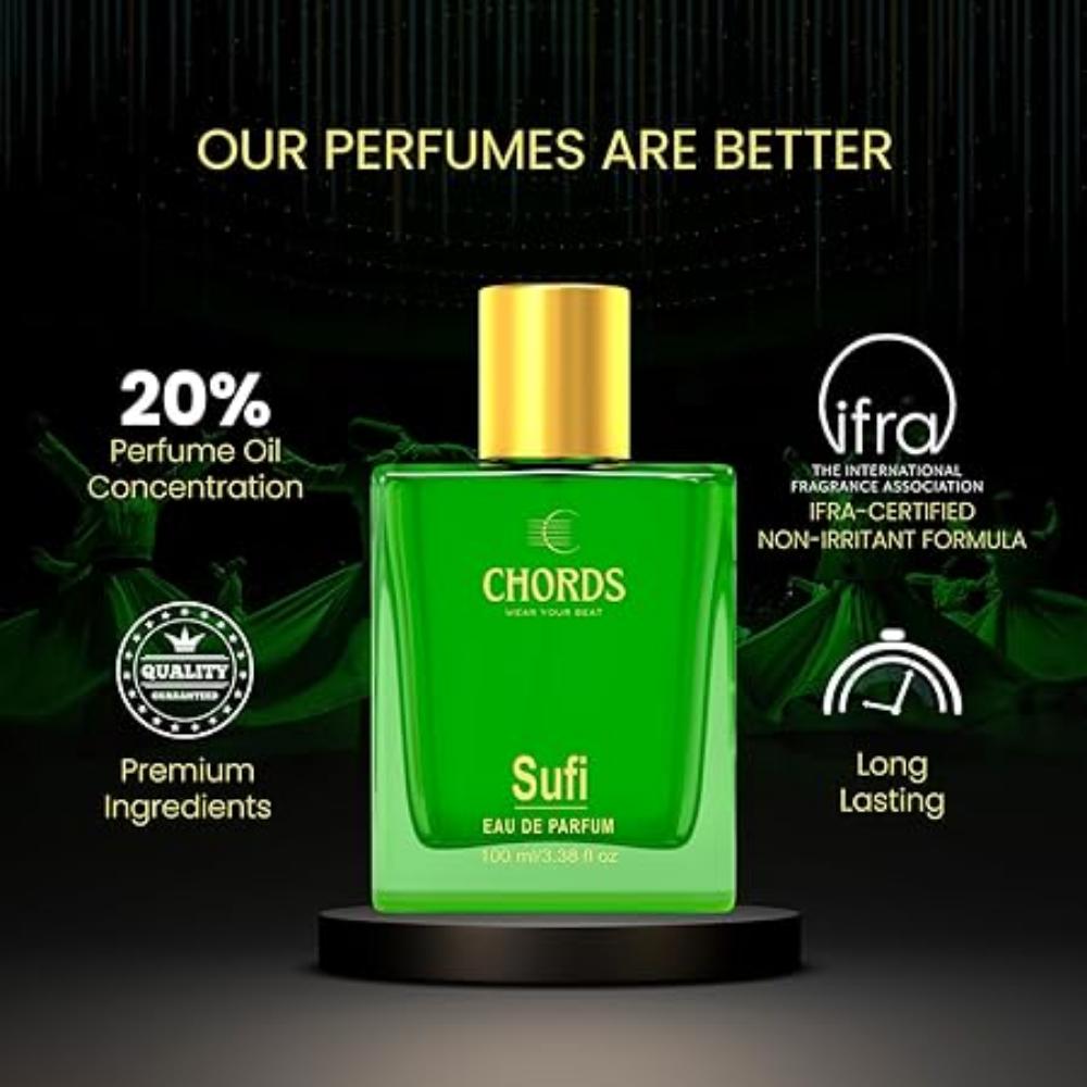 Akkorde Sufi Eau De Parfum | Unisex | Orientalisch & blumig |100 ml