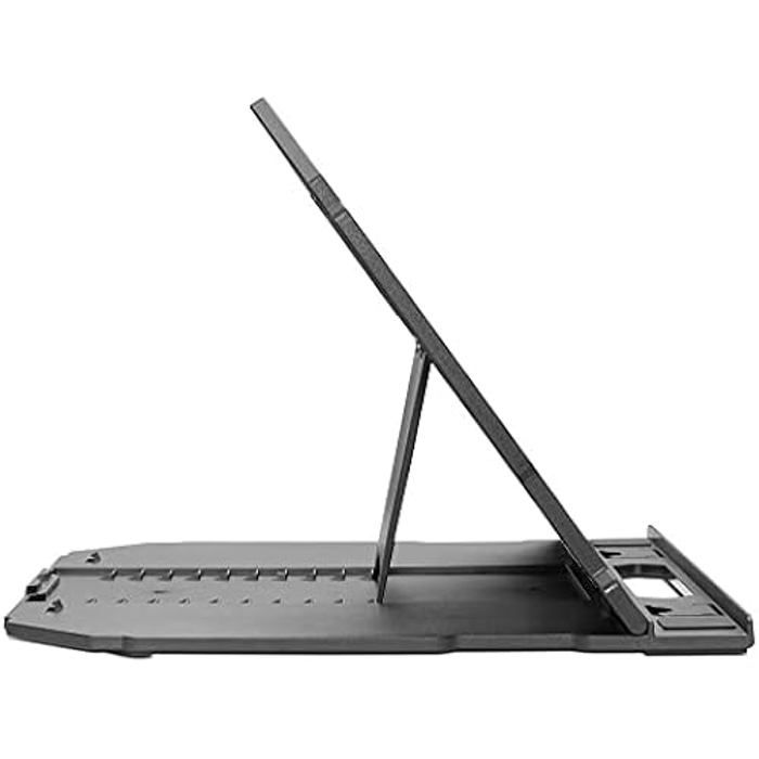 Support pour Ordinateur Portable 2 en 1 - LENOVO - Noir - Léger 520 g - Pliable - Circulation d'air améliorée