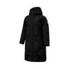 Li Ning Solid Color Lightweight Comfortable Cold Resistant Windproof Breathable Thickened Warm Long Down Jacket Women Outerwear AYMU536-3