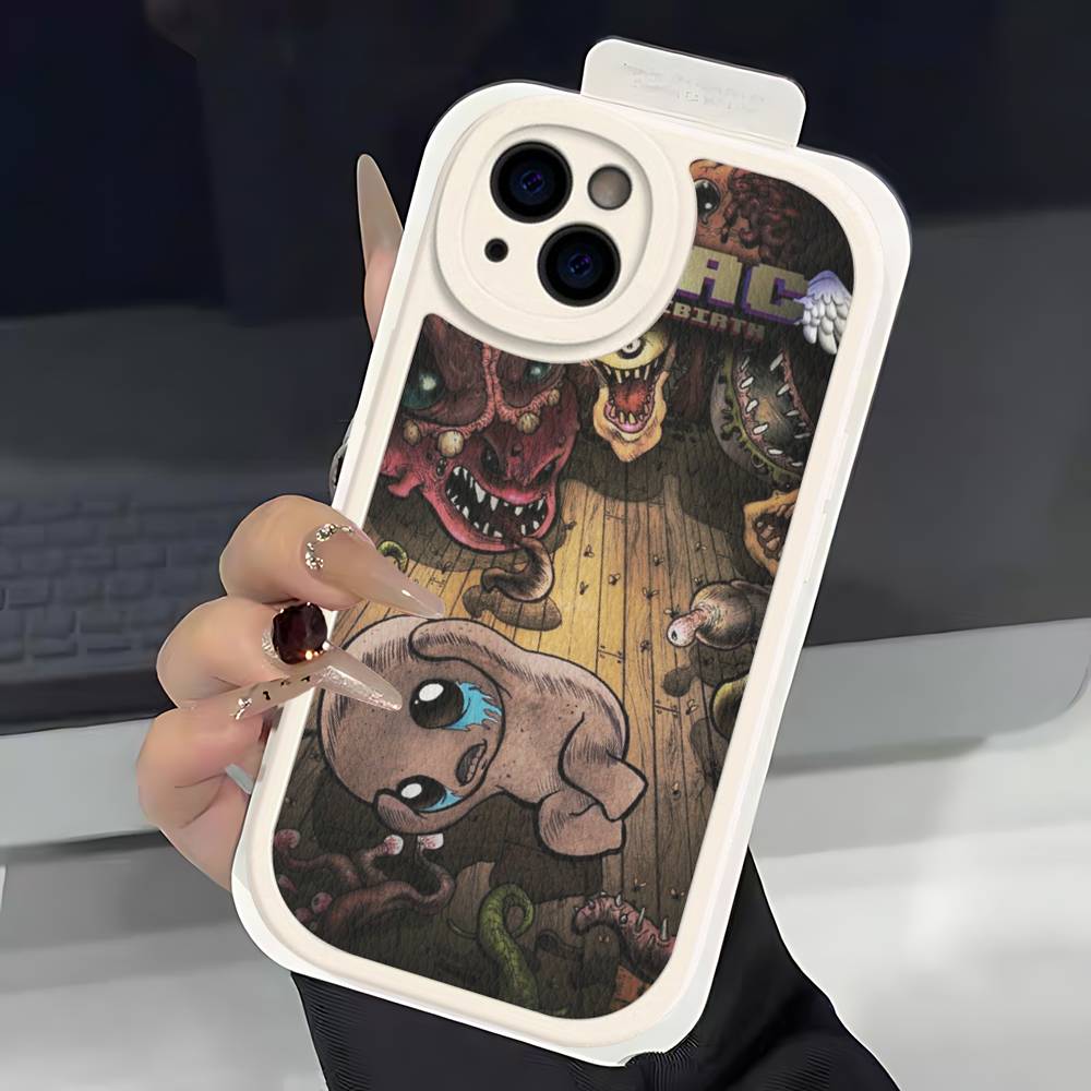 

Classic Game The Binding Of Isaac Phone Case For IPhone 16 15 14 13 12 11 Pro Max Plus Shockproof Leather Cover iPhone 15pro max