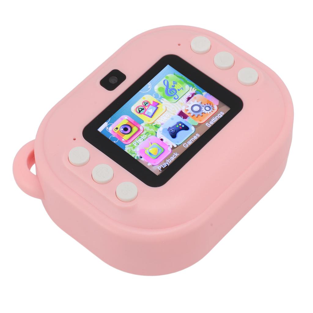 Print Camera for Kids 24MP 1080P 2 Inch HD Screen Dual Lens Camera Toy with 32GB Memory Card for Girls Boys Christmas Birthday Gift
