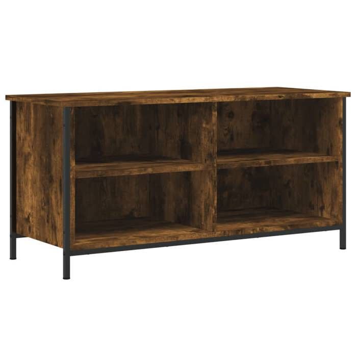 VidaXL Meuble TV Chêne fumé 100x40x50 cm Bois d'ingénierie 832775