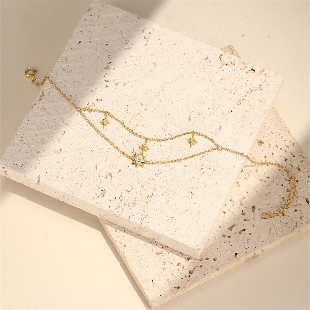 Aide 925 Silver Beaded Pearl Adjustable Versatile Bracelet For Women Gold Ins Bracelet Fine Jewelry Party Gift
