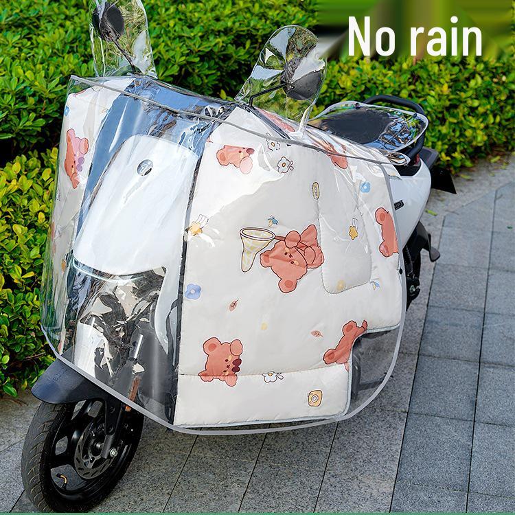 

Universal Waterproof Foldable Console Cover: Rainproof & Dustproof for Electric Cars and Motorcycles With Mirrors Cover