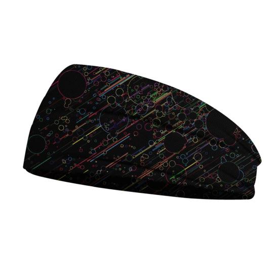 

Sports Headband High Elasticity Non-Slip Quick-dry Sweat Absorption Polyester Printed Men Cross Headdress Sports Supply 14