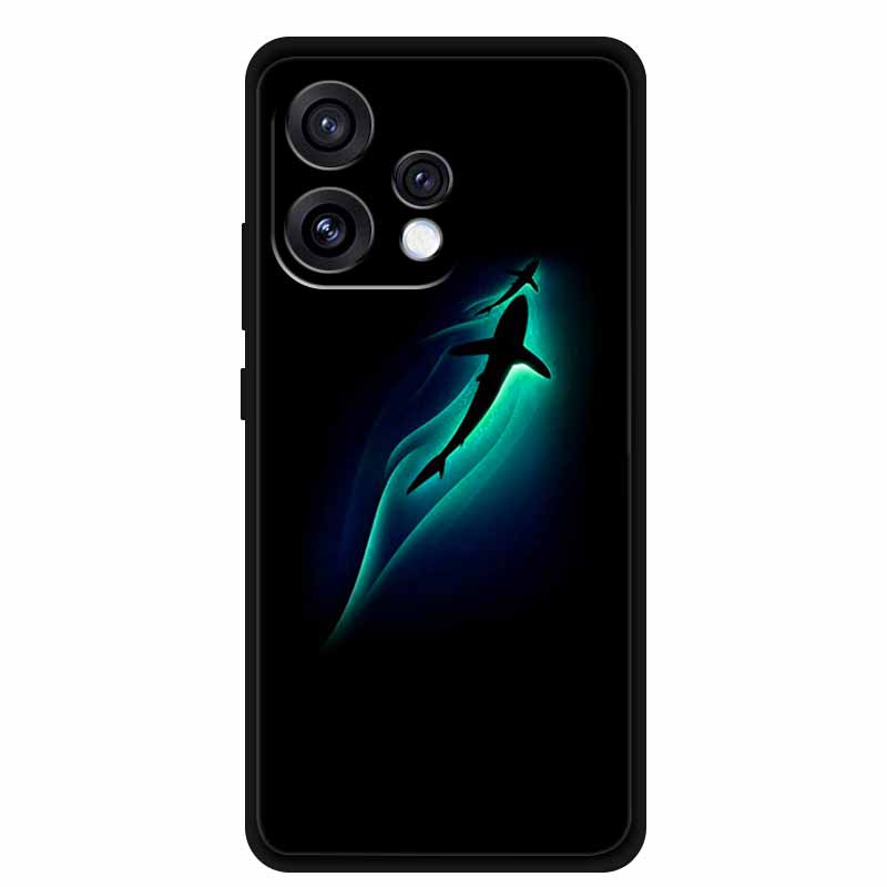 For Oppo Reno15 5G Case Coque Black Soft TPU Silicone Phone Case For Oppo Reno 15C Back Covers Case 6.59" Shockproof Fundas Para