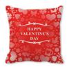 Red Heart Valentine's Day Digital printing short plush pillow covers decorative for car sofa office cushion cover home goods