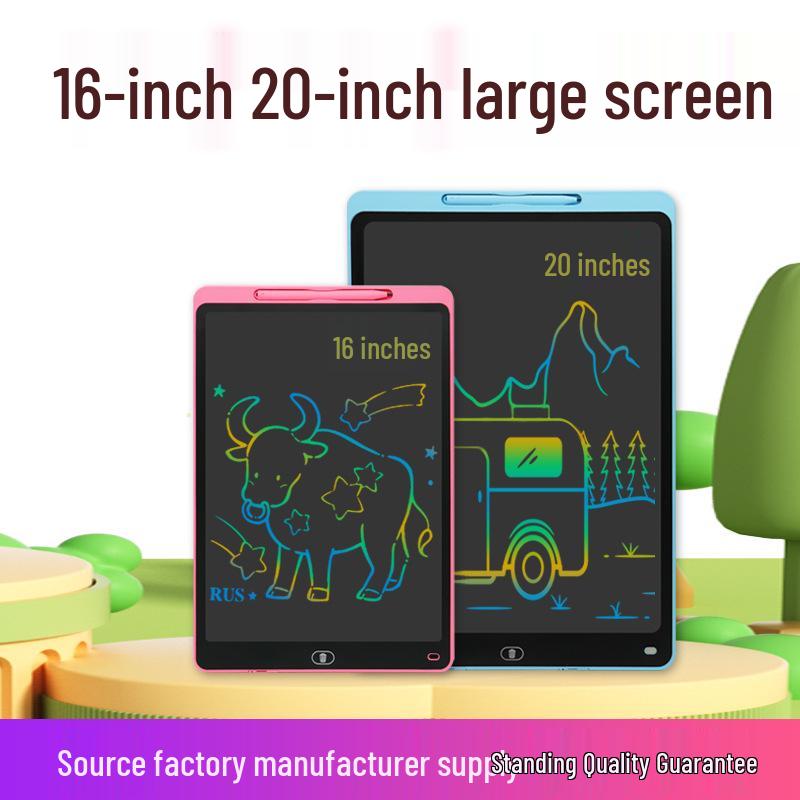 16-20 Inch LCD Writing Tablet: Children's Drawing & Handwriting Board with One-Key Clear