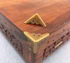 20Pcs Iron Box Corner Yellow Decorative Pack Corner Four Sides Protection Mini Corner 18mm