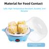 Plug-In Electric Egg Steamer Time-Saving Breakfast Artifact Mini Multi-Functional Steamer  Gift
