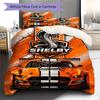 Shelby Racing Pattern Bedding Set Quilt Cover Pillowcase Home Decor Gift (1 * duvet cover + 2 * pillowcase, without core)