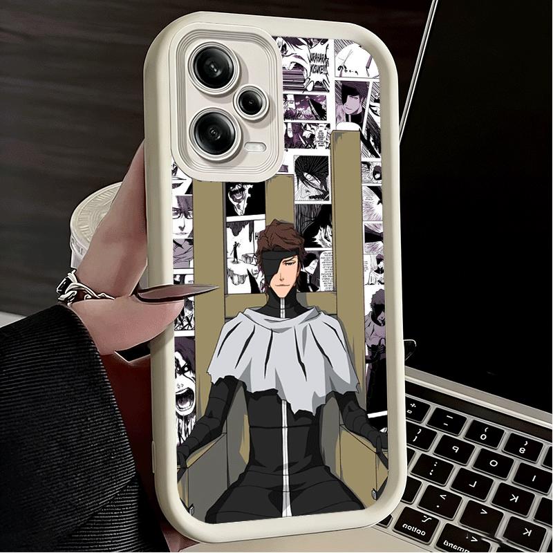 Phone Case for Xiaomi Redmi Note 15 14 13 Pro Plus Bleach Aizen Sousuke Shell 12S 11 11S 11T 5G 14S Soft Silicone Funda