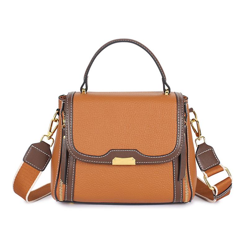 

Небольшие сумки-тоуты из натуральной кожи для женщин, новые трендовые дизайнерские сумки с широким ремешком для женщин через плечо