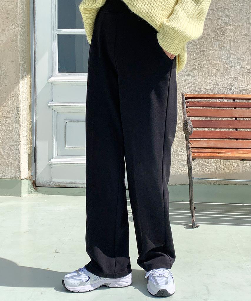 Ppaeppae Big Size Elastic Stretch Long Slacks
