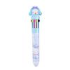 Cartoon Multi-Color Click Ballpoint Pen - Cute Ten-Color Planner Pen for Students, Creative Stationery Prize