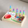 Test Tube Bead Matching Toy Fine Motor Skills Preschool Learning Color Sorting Cup Toddler Boys Girls Educational Colorful Ball Catching Dropping Toy