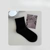 Women's Cotton Socks, Autumn Mid-calf Socks, Rolled-up Socks, Sweat-absorbing, Deodorizing, Antibacterial Pure Cotton Socks