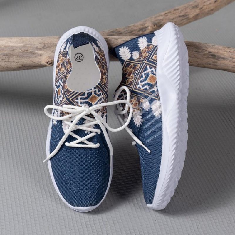 Fashion autumn new fashion large size casual single shoes female 2025 autumn new national style breathable thin single shoes female