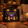 Acrylic Halloween Countdown Box - Surprise Toys with Light-Up Display, 3 Rare Collectible Variants