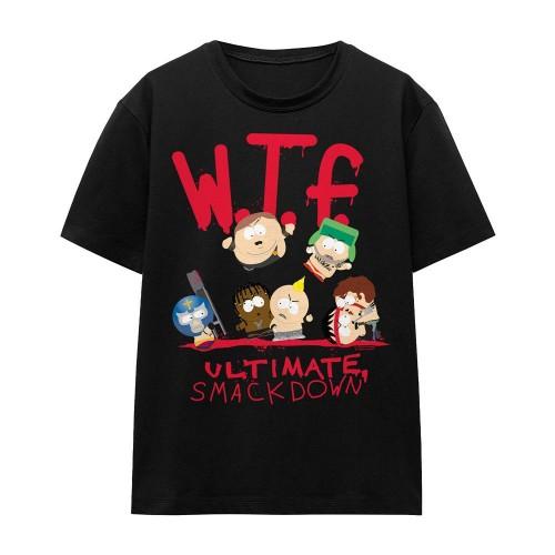 South Park Unisex Adult WTF Ultimate Smackdown T-Shirt