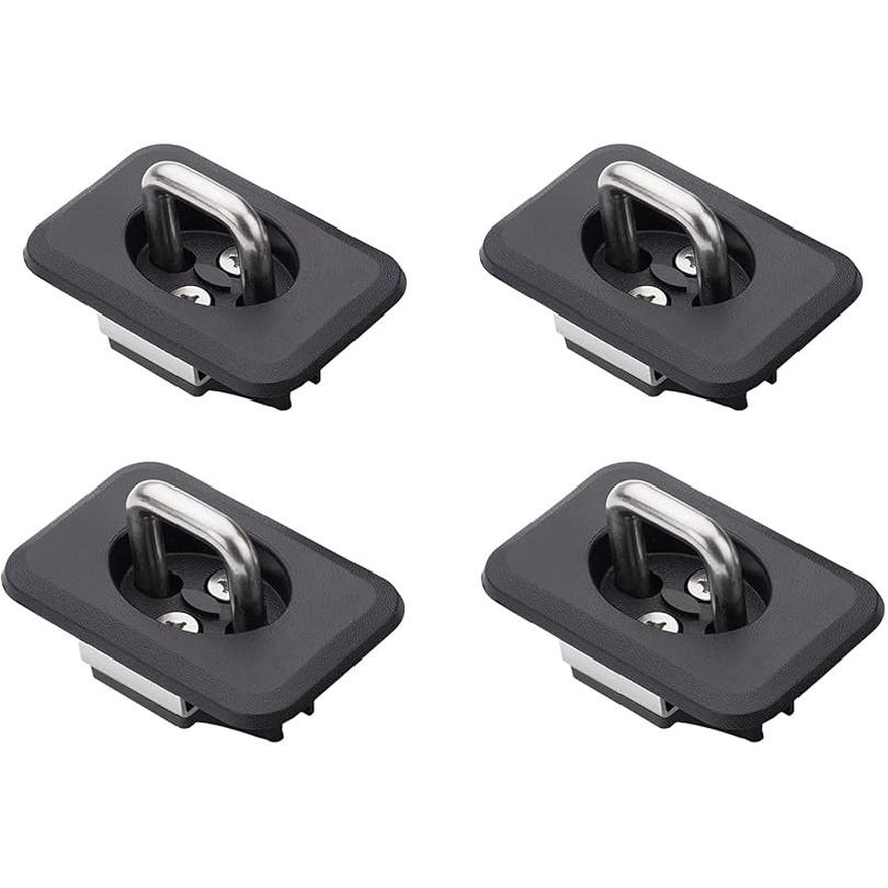 4 Pack Retractable Truck Bed Tie Down Anchors Compatible With 2015-23 Ford F-150/2017- Ford F250 F350 Super Duty&Ford Raptor