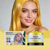 GleamXi Gele Tijdelijke Haarcrème: Zachte, Modieuze Kleur voor Feestklaar Haar