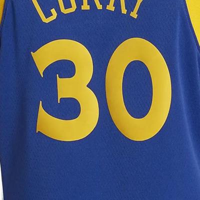 Nike Retro Sports Basketball Jersey Golden State Warriors, Curry Size 30 Unisex Blue 867034-495