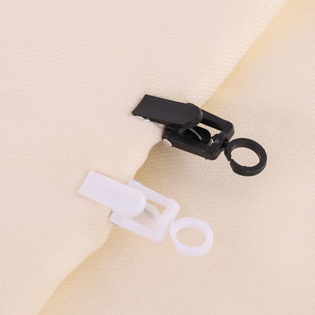 10 Pieces Hanging Laundry Hooks Clip Plastic Swivel Hanging Towel Clips Strong Clips with Hanger Hook for Curtain
