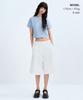 MUSINSA STANDARD WOMAN Women'S Crew Neck Crop T-Shirt [Sky Blue]