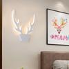 Modern Led Wall Lamp Bedroom Living Dining Room Deer Head Wall Lamp Corridor Aisle Attic Home Indoor Lighting Decor Wall Lamps