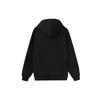 Li Ning Training Series Retro Logo Print Loose Fleece Hooded Sweatshirt Unisex Sweatshirt Black AWDRD36-6