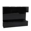 Wall Mount Straw Holder with Adhesive Bottom Drainage Acrylic Cabinet Door Reusable Straw Storage   for Kitchen Tabletop