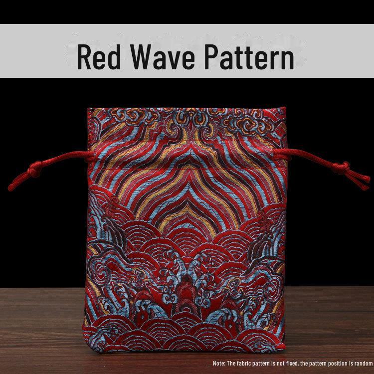 "Chinese Brocade Jewelry Drawstring Gift Bag"